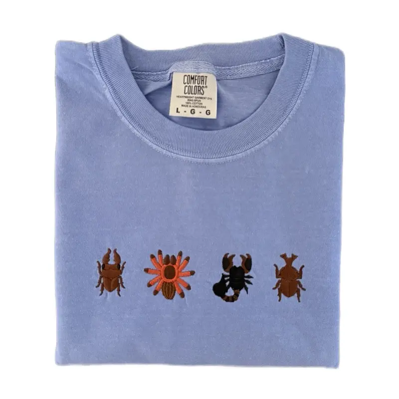 (T-SHIRT) Island Beetles Embroidered Unisex Comfort Colors T-shirt