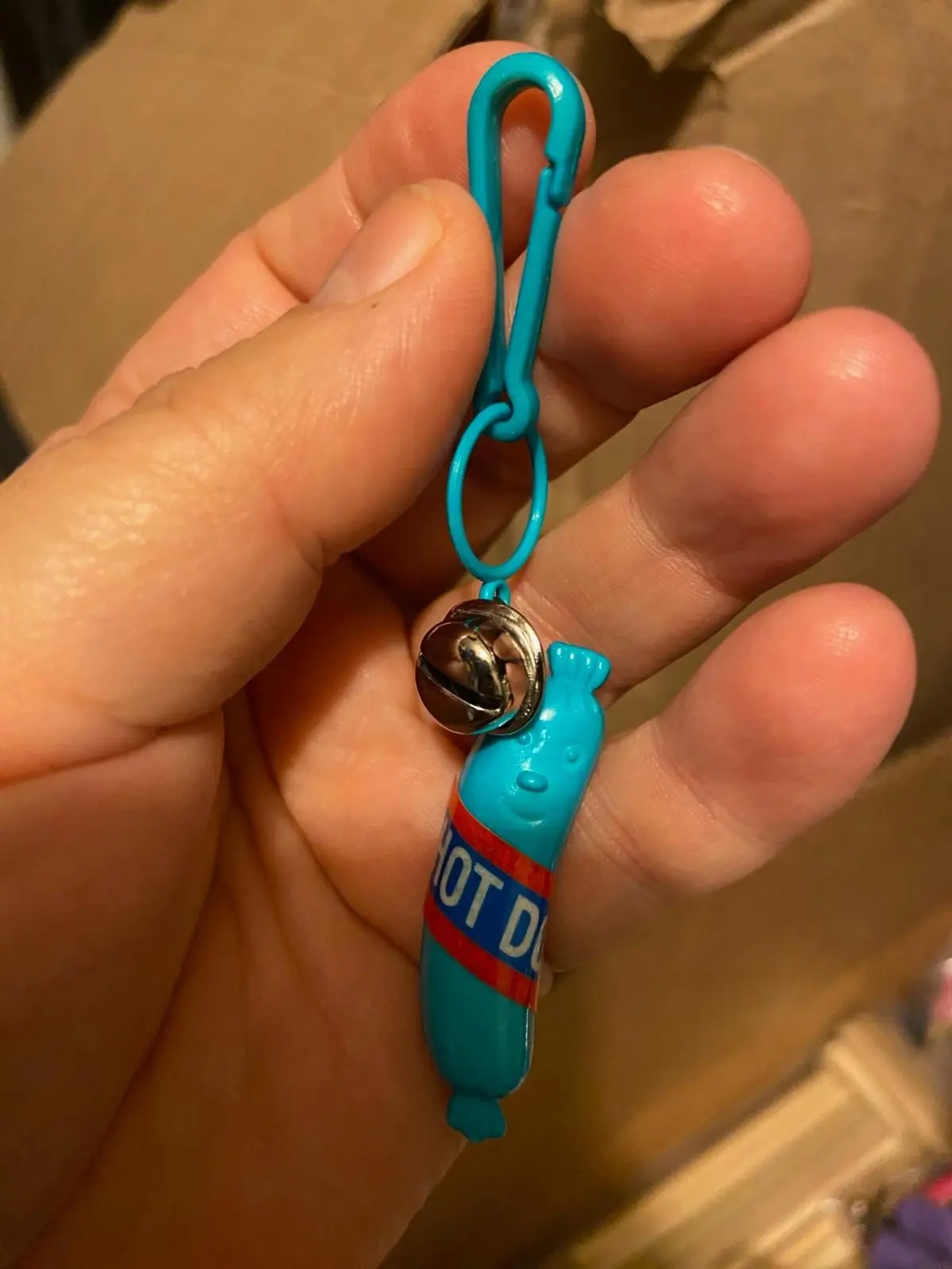 Hot Dog Frank Single Charm for Charm Necklace Vintage 80s Clip Color Choice