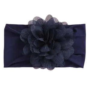Navy Flower Headband - Simple Navy Flower Headband as Described