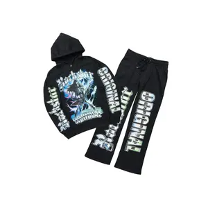 Nyxx Black Hoodie/Baggy Pant Track Set