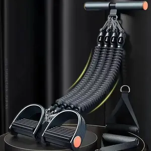 Lightweight, adjustable resistance exercise band with foot pedals and handles, suitable for training, yoga, and body stretching,Portable Resistance Trainer. It's an ideal gift choice