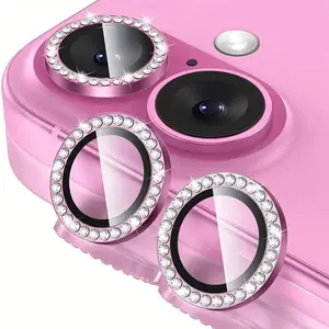 9H Tempered Glass Transparent Smartphone Lens Protector, 1 Set Anti-scratch Phone Lens Protective Film, Phone Accessories Compatible with iPhone 16/16 Plus, Cover, Protection