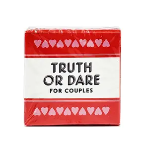 Truth or Dare Romantic Couples Card Game with 50 Cards, Adult Game for Game Night Fun, Enhance Communication in Your Love Life, Tabletop Games