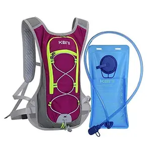 KBNI Hydration Backpack with 2L Water Bladder for Women, Men, Kids - Ideal for Outdoor Running, Hiking, Camping, Skiing, Cycling