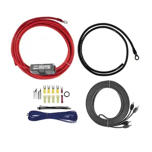 T-Spec RA53933 V8 SERIES 8-Gauge 600W Amp Installation Kit with RCA Cables, Black & Red