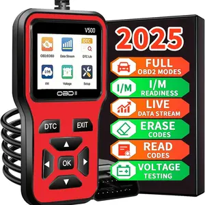 V500 Obd2 Scanner Diagnostic Tool, Check Engine Light Code Scanner, Reset, Dtc, Data Stream, I/m Readiness, Automotive Scan Tool, Car & Truck Scan Tool