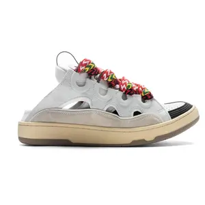 Lanvin Curb Sneaker Mule White