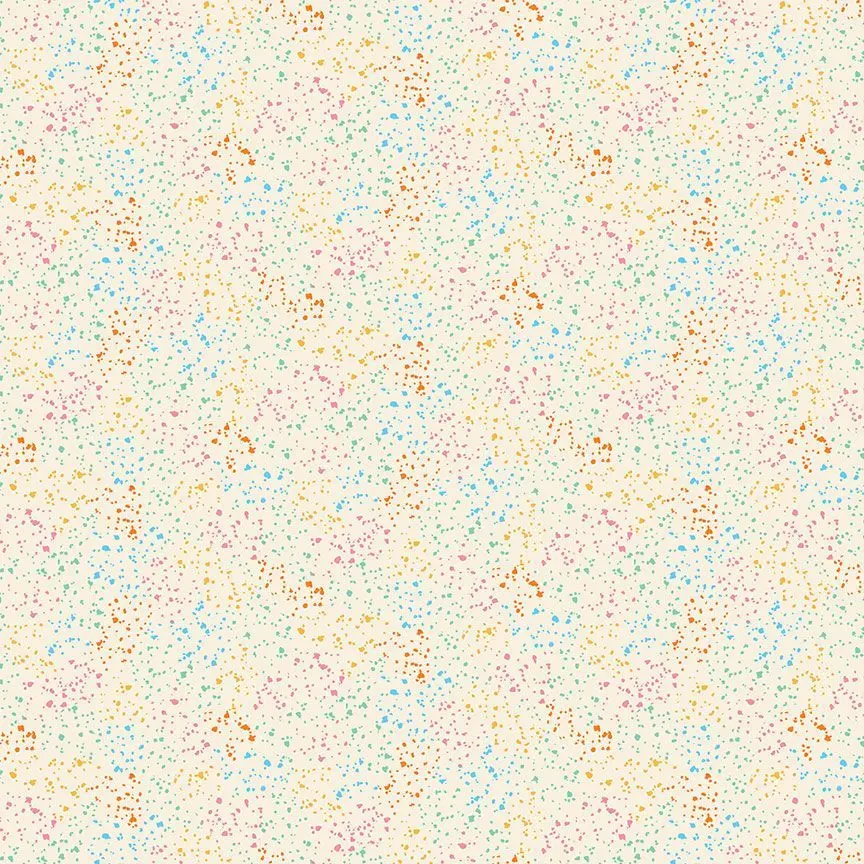 Fabric Dear Stella Designs Rainbow Stardust by the Quarter Yard D2857-RAINBOW