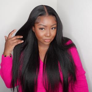 UNice Pre Everything Glueless Yaki Straight Wig 7x5 HD Lace Closure Human Hair Wigs With Knotless Beginner Friendly summerwins