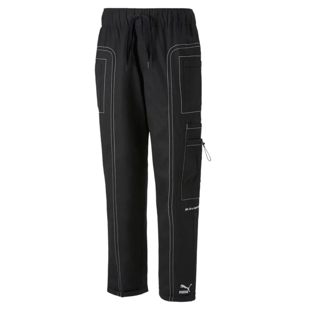 PUMA Mens We Are Legends Workwear Pants Casual Drawstring - Black