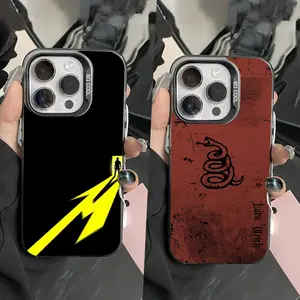 Classic Albums Phone Case For iPhone17, 16,15,14,13,12,11,Pro,Max,Plus,Mini,XS M-Metallicaes Anti Fall Black Matte Hard Bumper