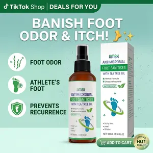 【Upgraded】Tea Tree Oil Foot Spray - Moisturizing & Deodorizing Care for Dry Feet & Nails- Dermatologist Tested Moisture Moisturizer Hydrate Outdoorfun