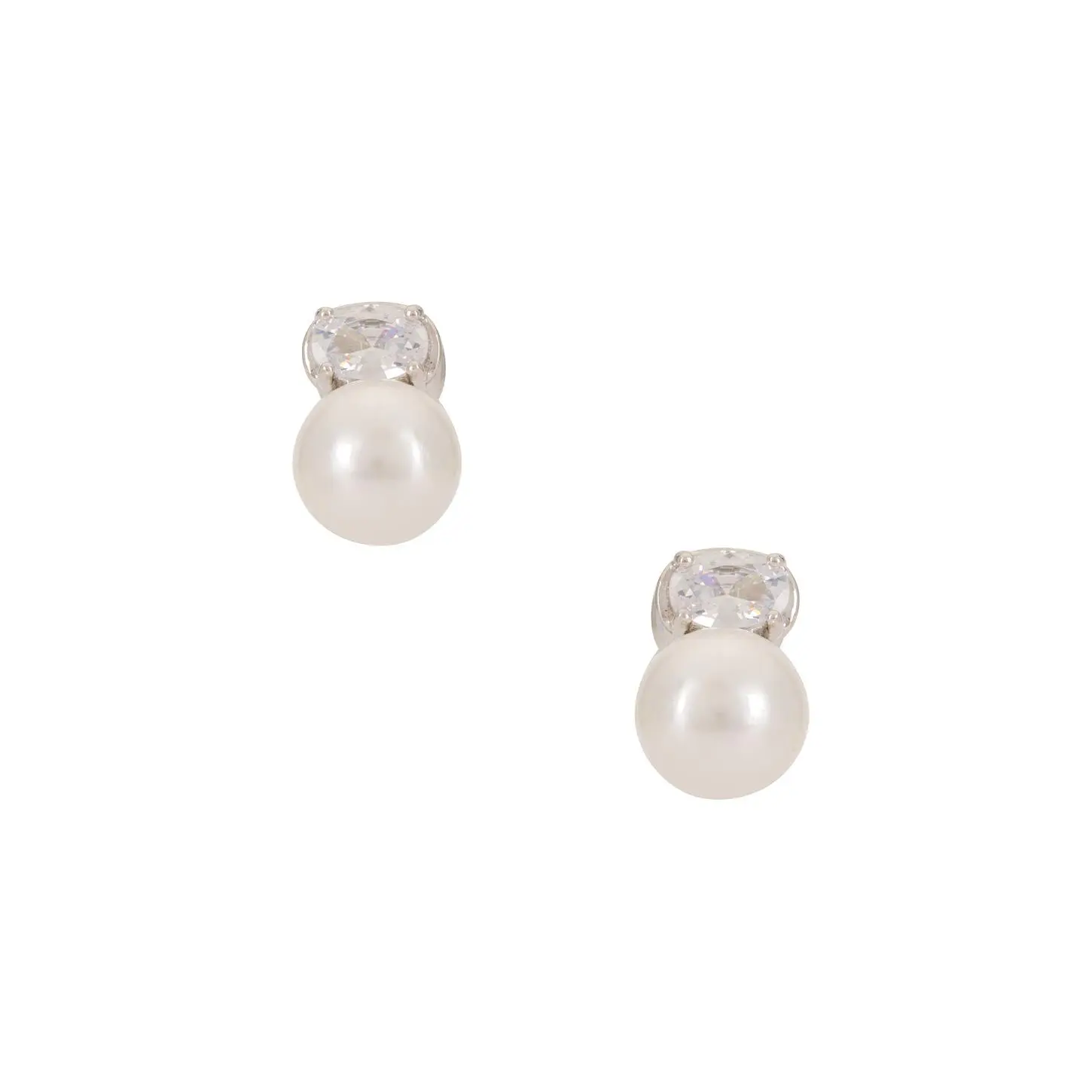 SHASHI Cleo Stud Earring in White Pearl SHASHI Cleo Stud Earring in White Pearl