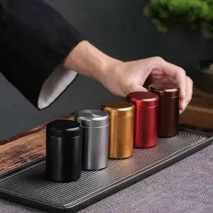 Stash Jar, 1 Count Airtight Smell-proof Aluminum Stash Jar, Sealed Odor-proof Box, Sturdy Box, Pills Storage Jar, Smoking Accessories, Bottles, Coffee Storage Canisters