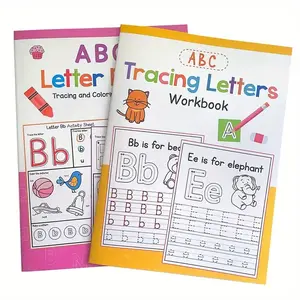 English Alphabet A-Z & Numbers 1-100 Handwriting Practice Book, 32 Pages for Capital & Small Letters, Preschool to Elementary School, Preschool Learning Tool, Preschool Learning Materials