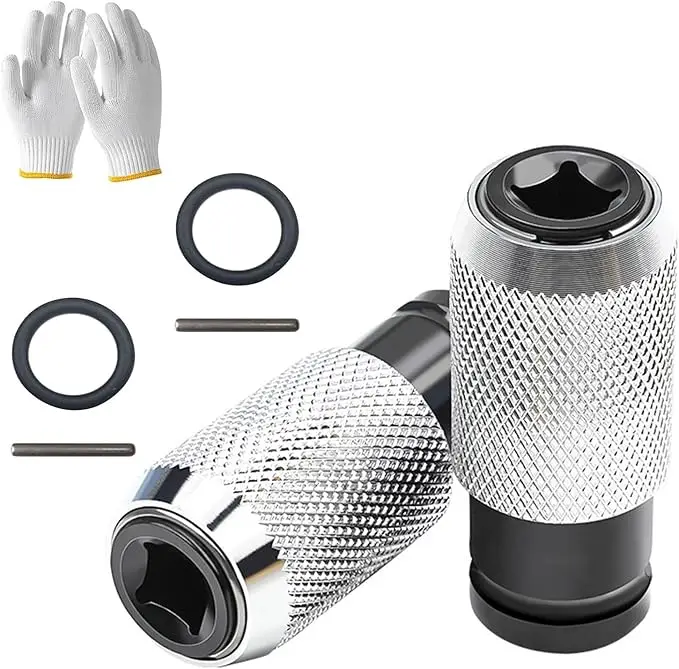 Electric Drill Wrench to Electric Hammer Conversion Convert Adapter, Quick Release Adapter Converter for Converting Electric Drill to Electric Hammer