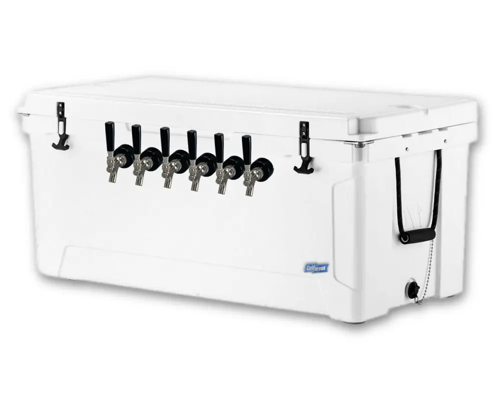 6-8 Tap Jockey Box, 170 Quart Roto, Custom Build