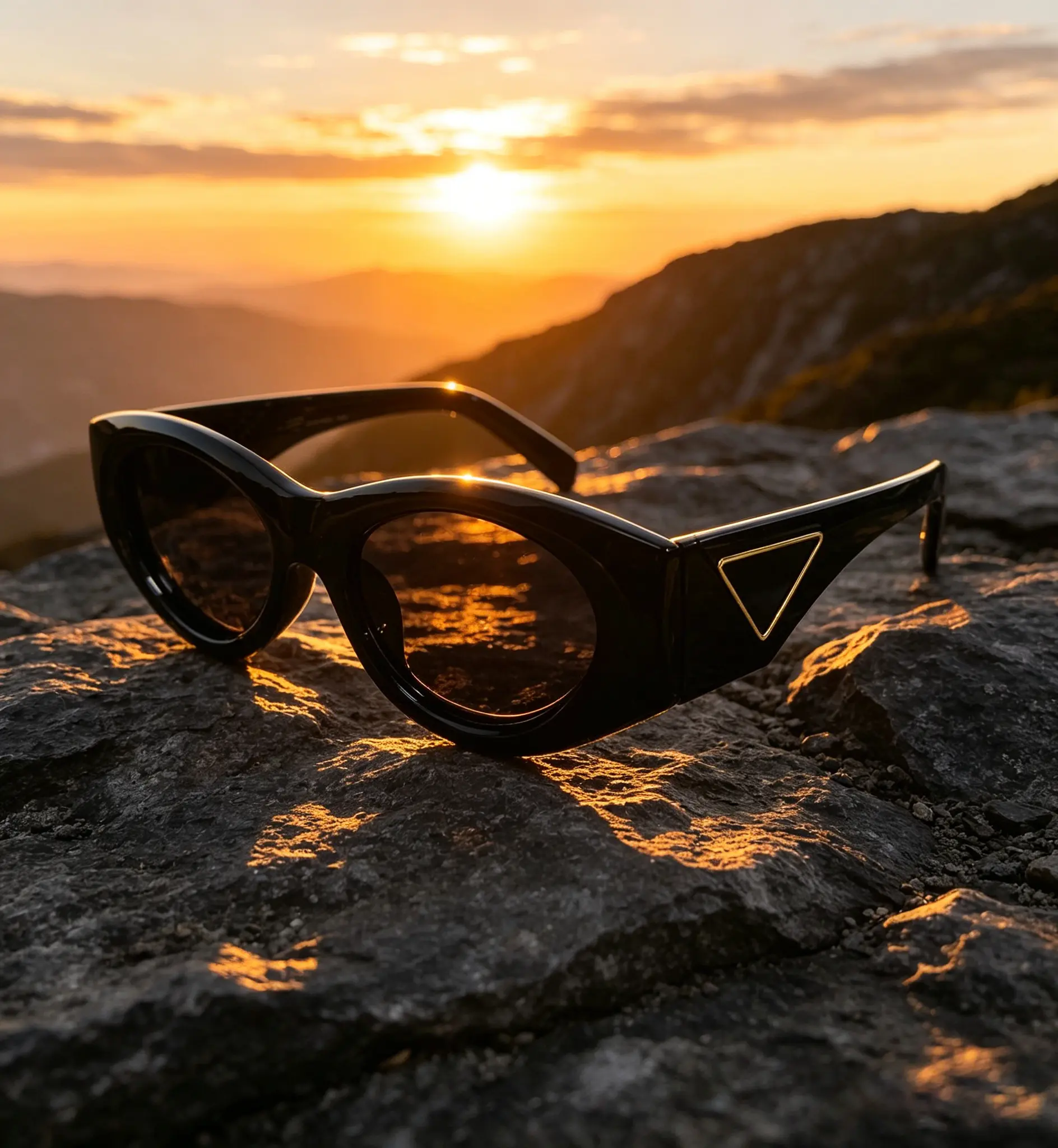 Oval cat eye sunglasses for men and women Retro Y2K style sun shading casual eyewear Oval cat eye sunglasses for men and women Retro Y2K style sun shading casual eyewear