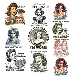 Funny Sassy Girl DTF Bundle, Funny Sassy Girl Bundle, Funny heat transfers, Top Womenswear Graphic Shirt Tshirt Summer
