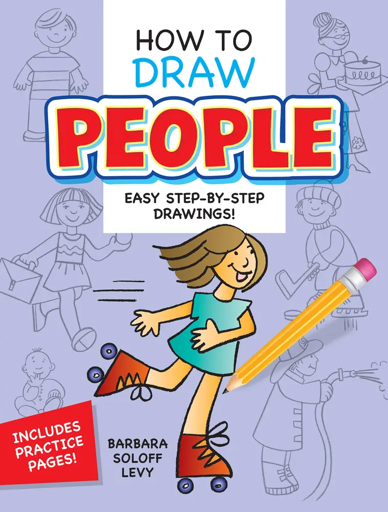 USED Book - How to Draw People: Easy Step-By-Step Drawings! by Soloff Levy, Barbara (Paperback) - english