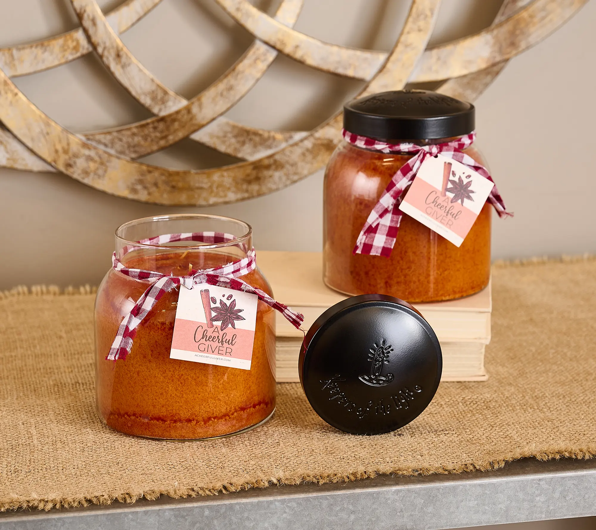 A Cheerful Giver 34 oz. Holiday Papa Jar Duo A Cheerful Giver 34 oz. Holiday Papa Jar Duo