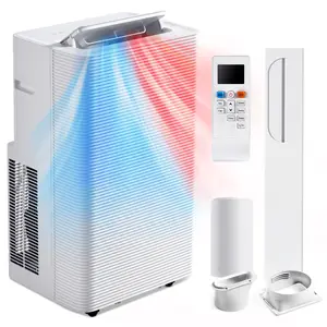 Aoxun 12000 BTU Portable Air Conditioners,  4-IN-1 AC Unit, Fast Cooling, Dehumidifier, Fan & 24H Timer Quiet Sleep, Remote Control, Window Kits, for Home/Office/Dorm