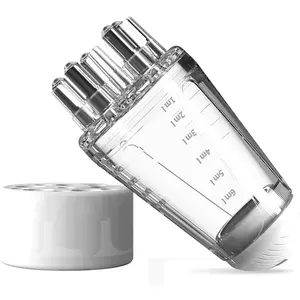 Scalp Applicator Comb, Scalp Oil Applicator, Root Comb Applicator Bottle  Hair, Hair Serum Applicator Suitable  Various Liquids, Suitable  Home and Travel-Transparent