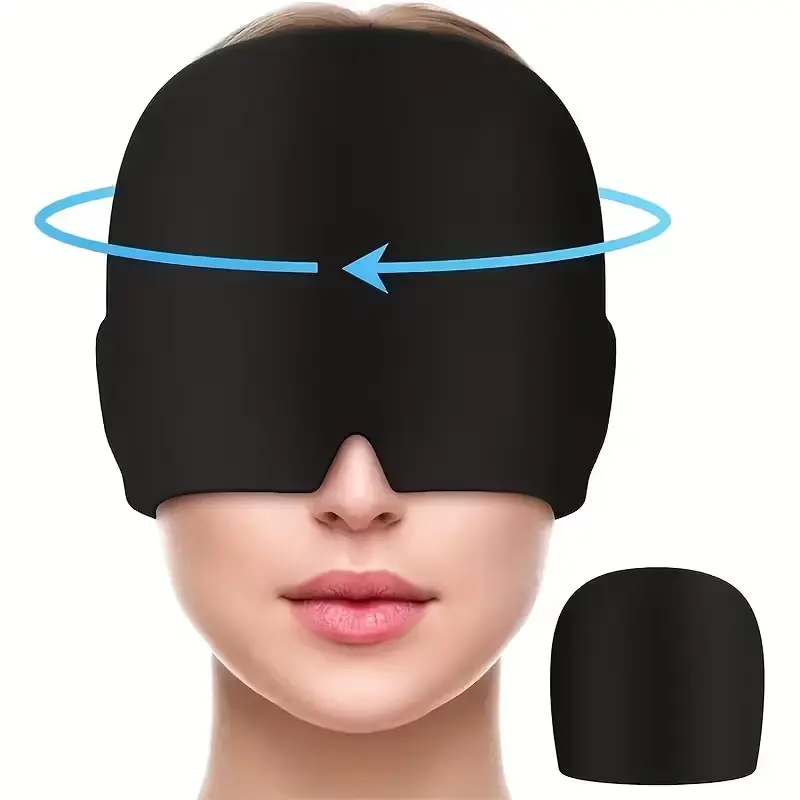 Headache Cap Single Layer 200g Gel Mask, Cold Hot Type Headache Ice Cap, Stretchable Eye Mask, Valentine's Day Gift, Mother's Day Present