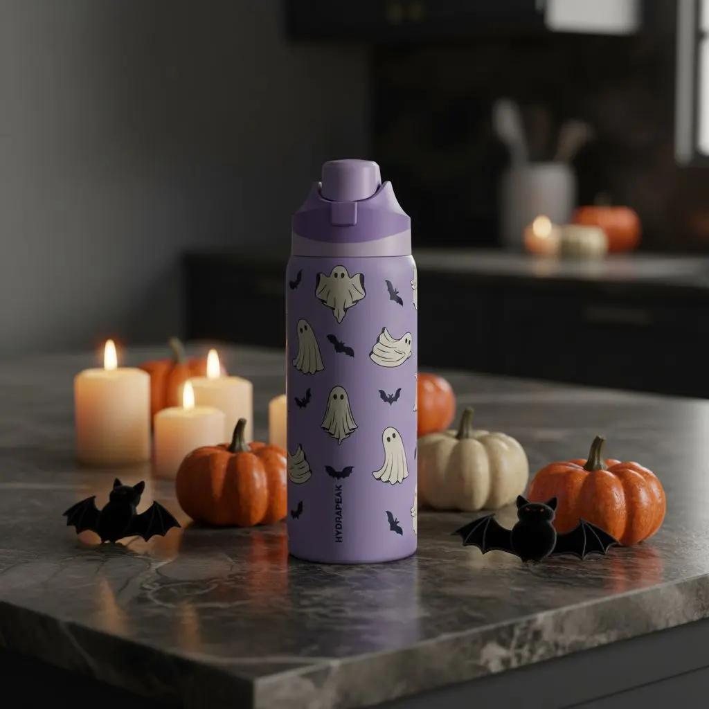 LIMITED EDITION: Hydrapeak 32oz Oasis Halloween Ghosts & Bats