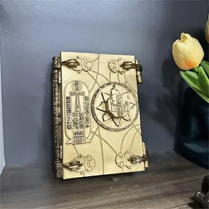 Mummy Egyptian Book Design Resin Ornament, 1 Count Creative Desktop Decoration, Home Decor for Living Room Bedroom Office Study Room, Novelty Desk Decor