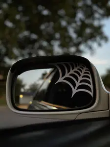 spider web car decal , jdm style decal, fully weather water proof