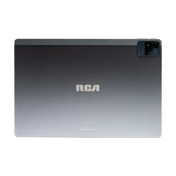 RCA 12" Tablet, Android 14, 6GB RAM/128GB Storage, Includes Folio Case & Screen Protector, Lightweight Portable Design, Gray