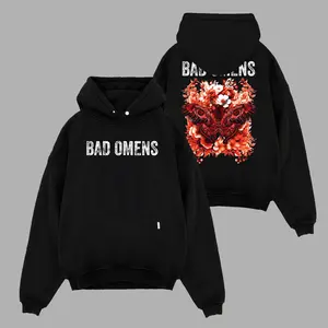 Bad Omens Moth Grunge Goth Bad Omens T-Shirt, Hoodie, metal band shirt, rock tour t-shirt, alternative band merch, trending t-shirt, 90s graphic tee, vintage graphic tee, grunge aesthetic shirt, classic rock merch