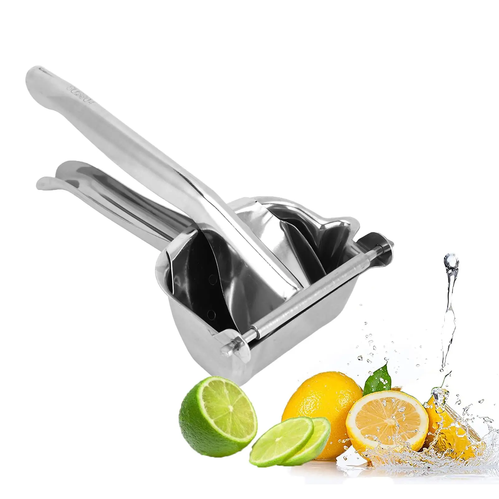 Stainless steel manual juicer, orange juice extractor, lemon juice extractor, manual heavy-pressure powerful juicer, fruit juicer for making orange juice, lemon juice, grapefruit juice and other fruits