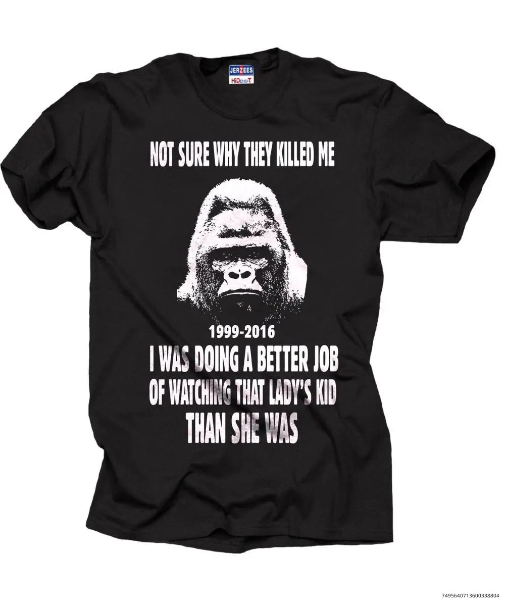 Funny Harambe Support T-Shirt RIP Harambe Gorilla Tee Shirt