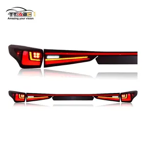 TT-ABC Led Tail Light For 2020-2024 Toyota Highlander Start Dynamic Breathing DRL Sequential Steering Signal Light
