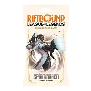 Riftbound Spiritforged Sleeve Booster Pack - 14-Card Trading Card Game