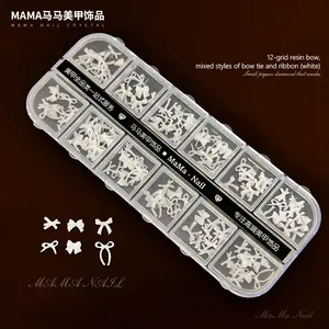 3D Pink Bows Nail Charms - 30Pcs Pastel Ribbon Bows for Nail Art, DIY Manicure Accessories for Girls Women