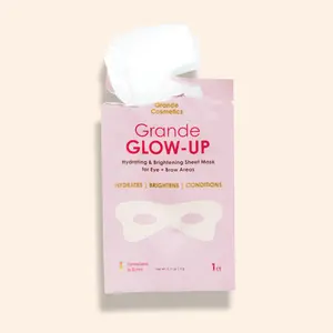 GrandeGLOW-UP - Hydrating and Brightening Sheet Mask for Eye and Brow Area - Grande Cosmetics