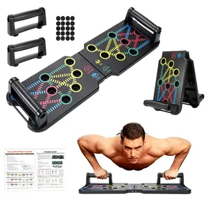 Push-Up Board, 1 Set Home Push-Up Training Board, Home Fitness Equipment, Chest and Abdominal Muscle Strength Training Equipment for Men & Women, Push Up Stand
