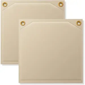 2-Pack Heavy Duty Soldering Heat Shield 12" x 12" Flame Protector Pad Plumbing & High Temperature 2000°F Heat Insulation Blanket for Soldering Copper Pipe