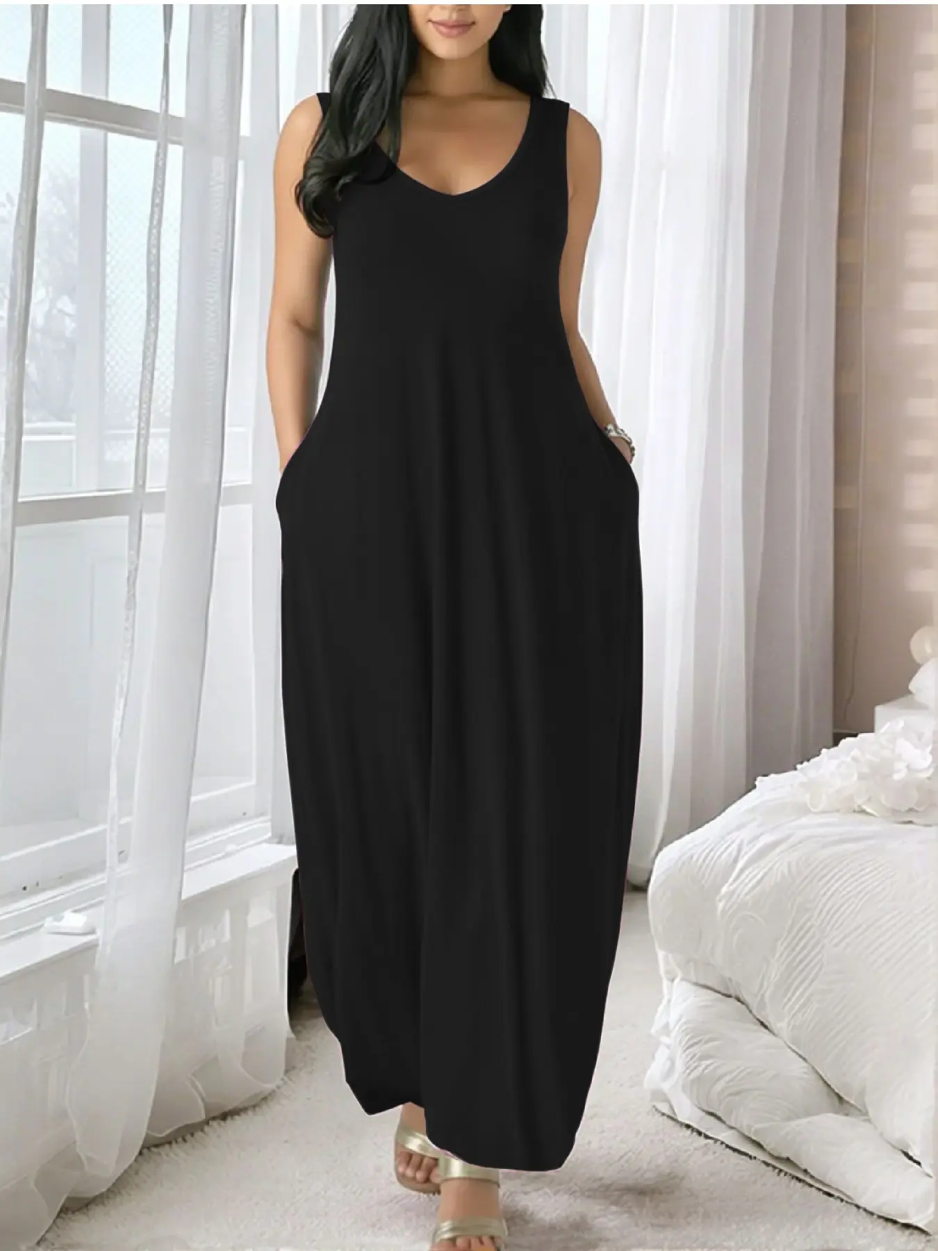 what to wear over a sleeveless black dress - TikTok Shop