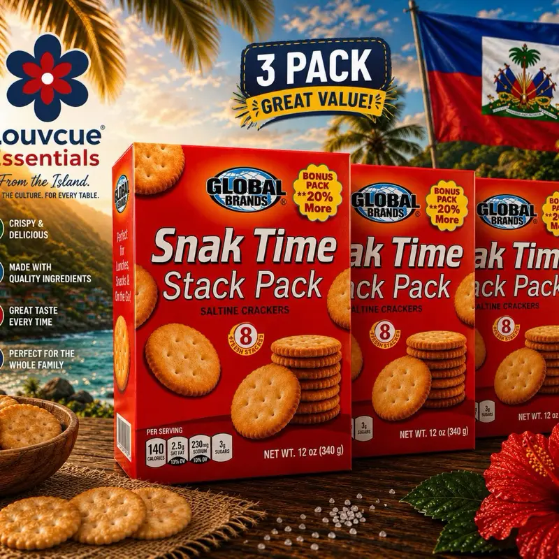 3 pack Snack Time Salted Crackers – 3 Fresh Stacks, 12 oz