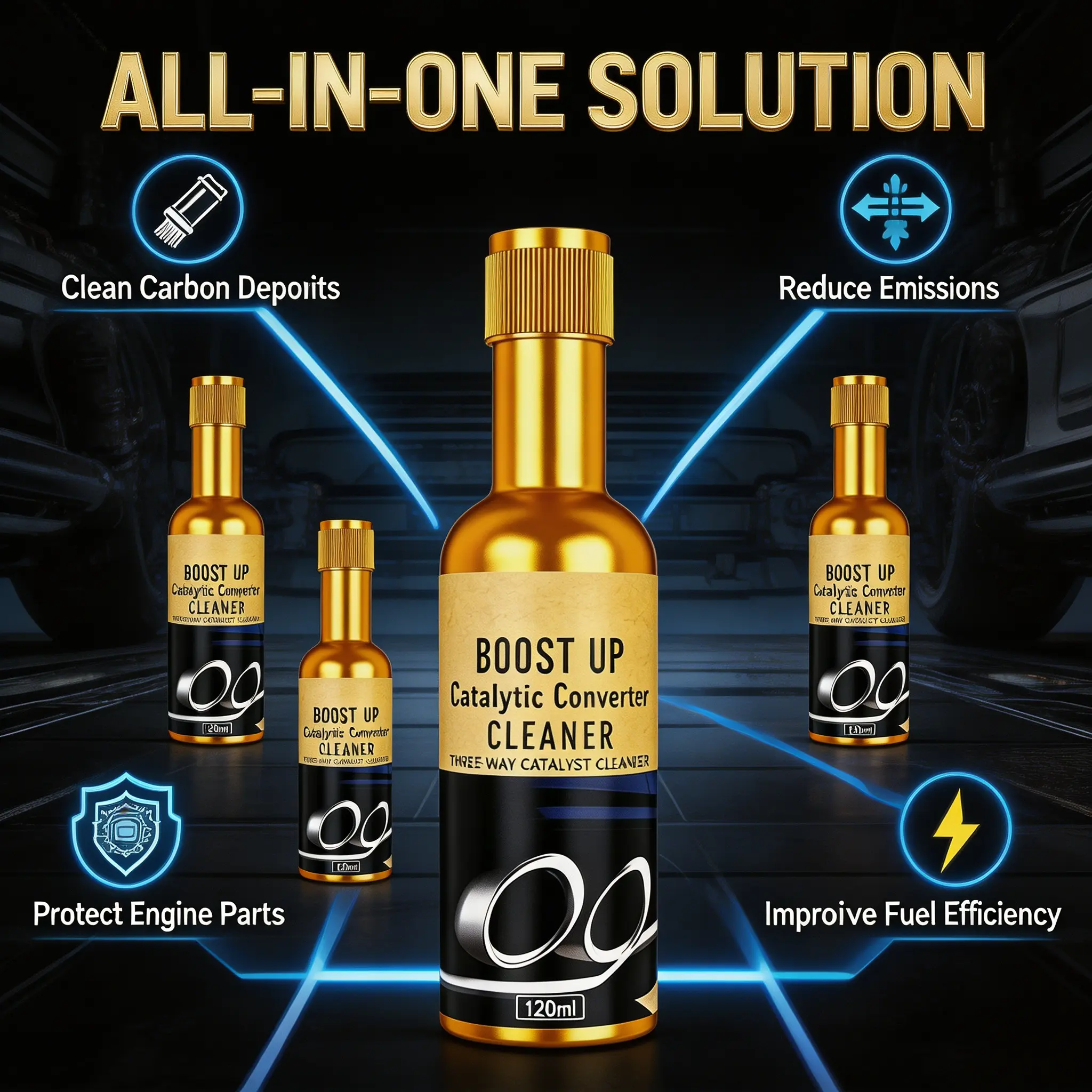 Automotive Engine Bay Degreaser, 4 oz/120ml Heavy-Duty Cleaner for Car Engine Care & Maintenance