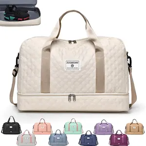 Travel Duffle Bag,Weekender Bags for Women with Shoe Compartment，Carry on Overnight Bag ,Gym Duffel Bag, Hospital Bags for Labor and Delivery