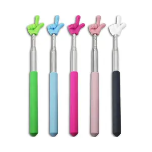 5PCS Classroom Pointer Stick Set Extendable Teacher Pointer Presentation Teaching Tool