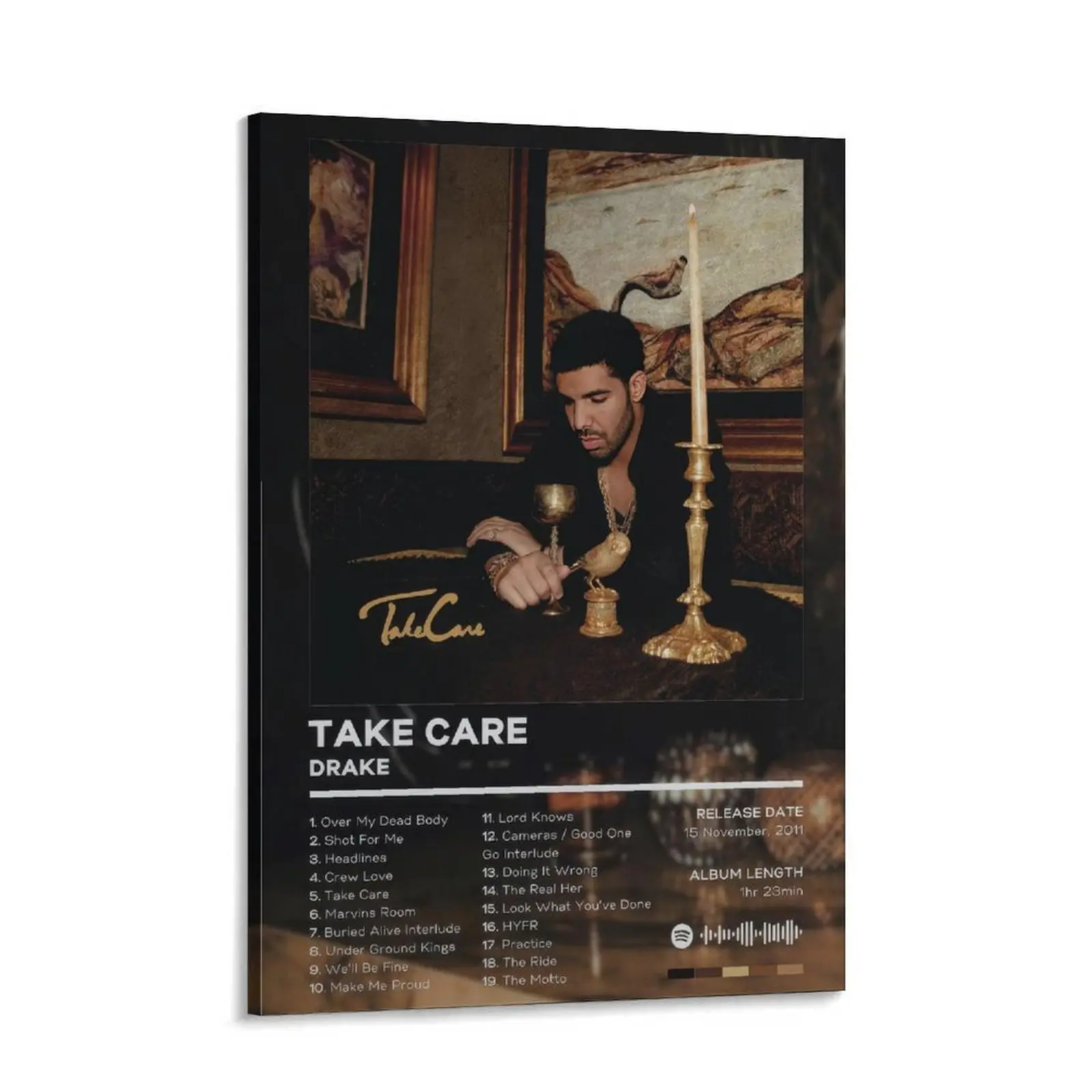 Drake Album Artistic Posters - Minimalist Warm Mixed Style Home Wall Art, Aesthetic Room Decor Accessories for Music Fans