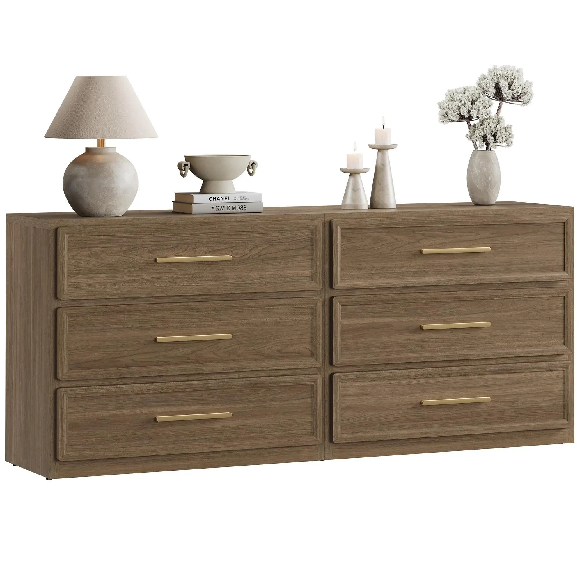 SICOTAS Night Stand Oversized Extra Large Nightstand Tall Bedside Side Table with 3 Drawers,dorm essentials,home decor