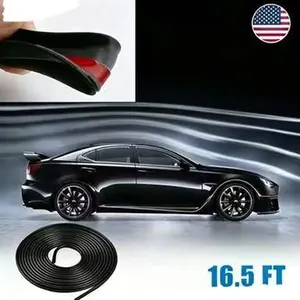 16.5FT Car Door Edge Guard,Self Adhesive Rubber Door Edge Trim,Anti Collision,Anti Scratch,Dustproof,Noise Reduction,Universal Fit for All Vehicles