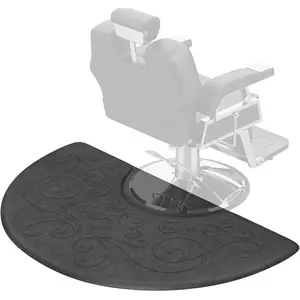 OmySalon 5/8'' Thick Salon Anti Fatigue Mat for Hairstylist Standing, 3'x5' Barber Floor Matt Under Styling Chair, Salon Chair Mat, Anti-Slip Easy Cleaning